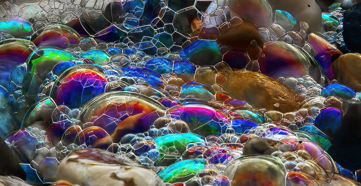 Irridescent Sea Bubbles